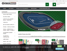 Tablet Screenshot of pokermaniashop.com